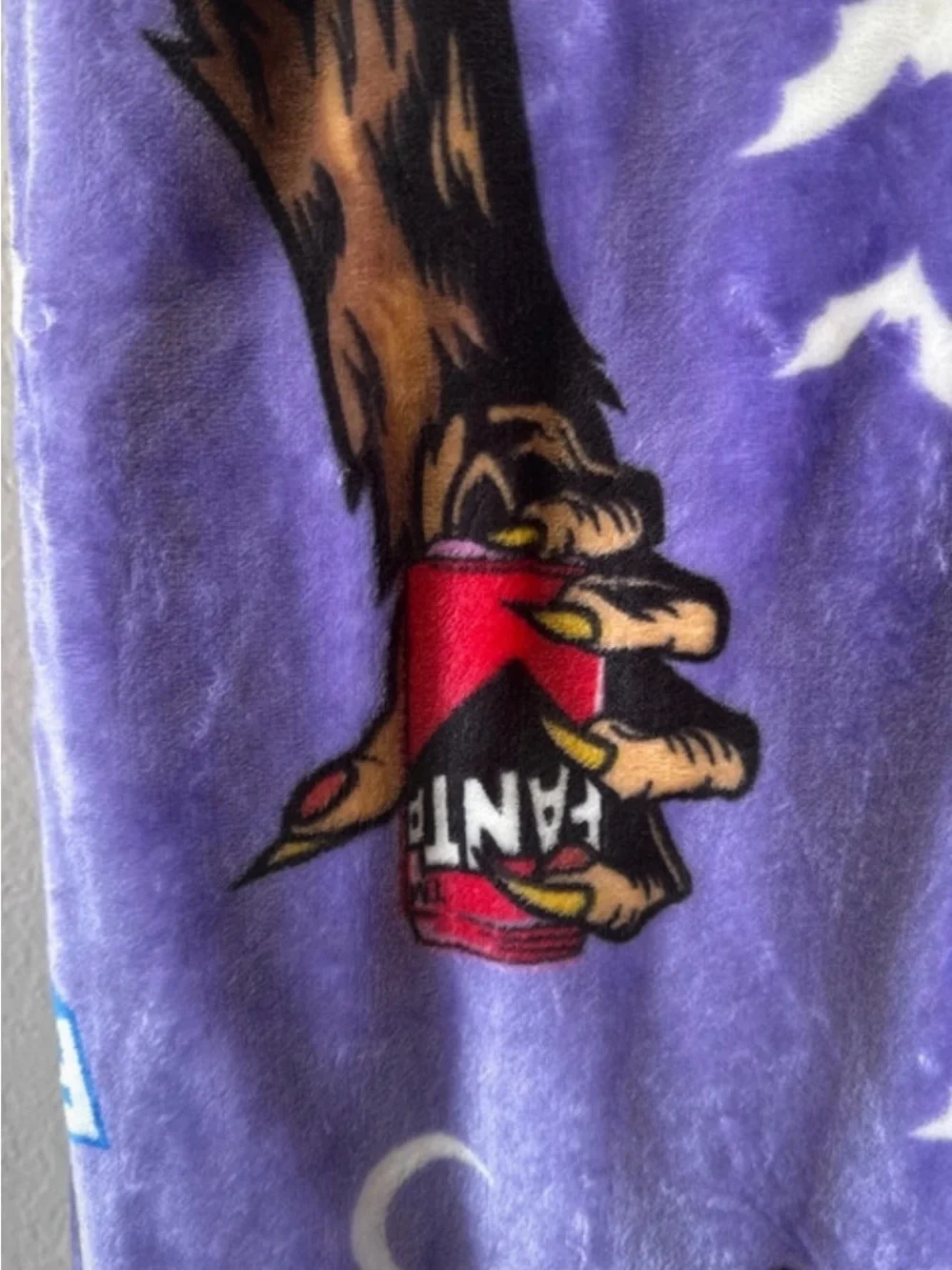 Kids Purple Plush Pajama Blanket - Velvet Soft